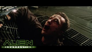 Death of captain of the mercenary ship - Alien: Resurrection (1997) HD