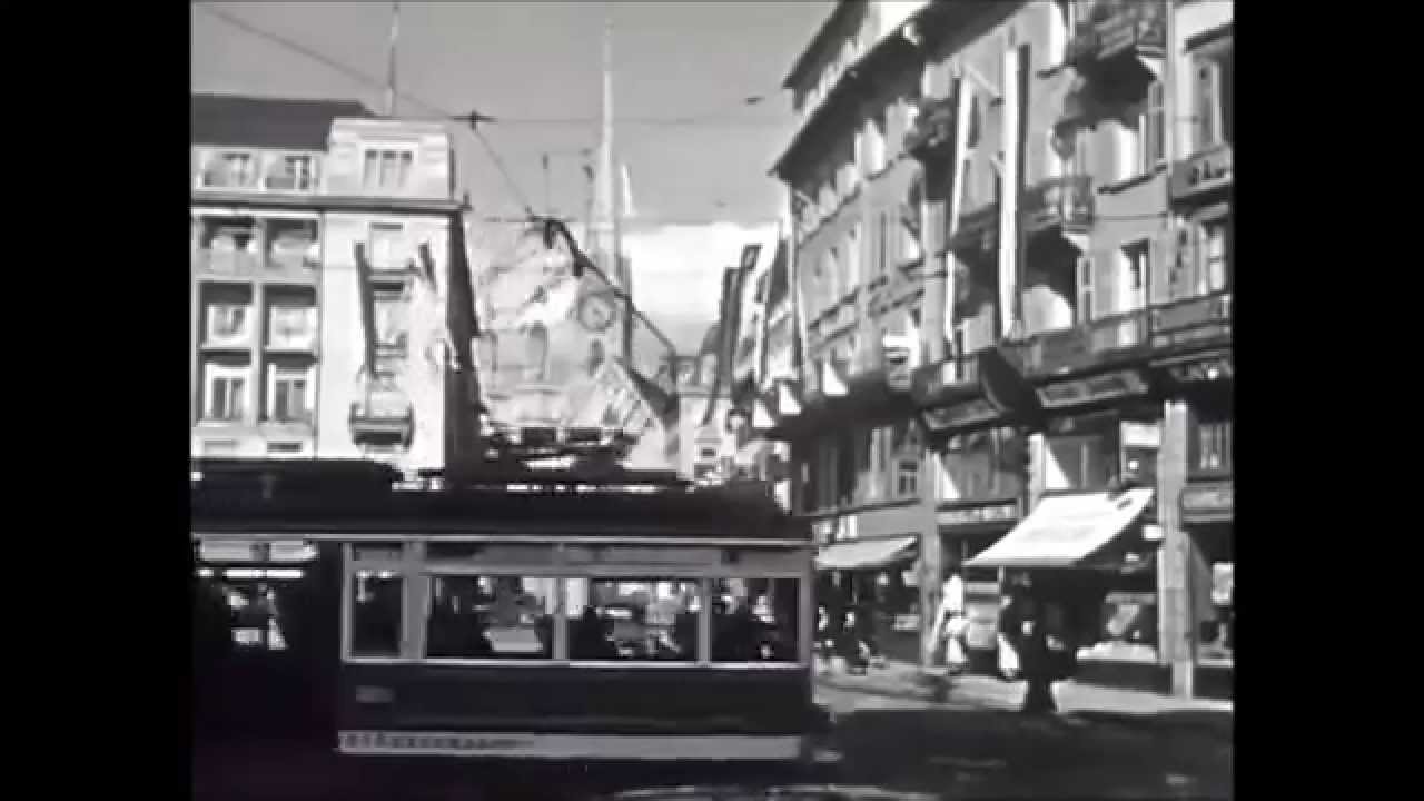 Fahrt durch Zürich - 1939 - Driving through Zurich