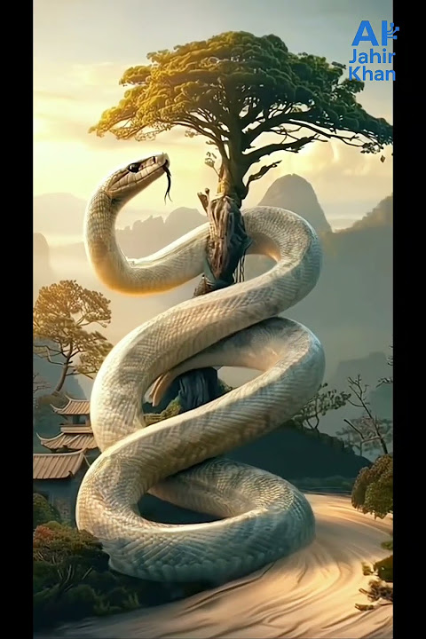When a poisonous snake is under a tree #foryou #snake #aivideo #trending