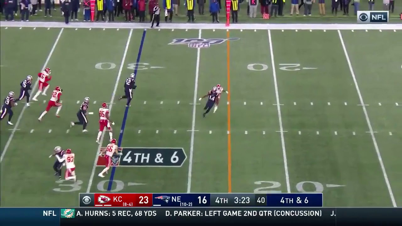 Tom Brady Run | Patriots vs Chiefs