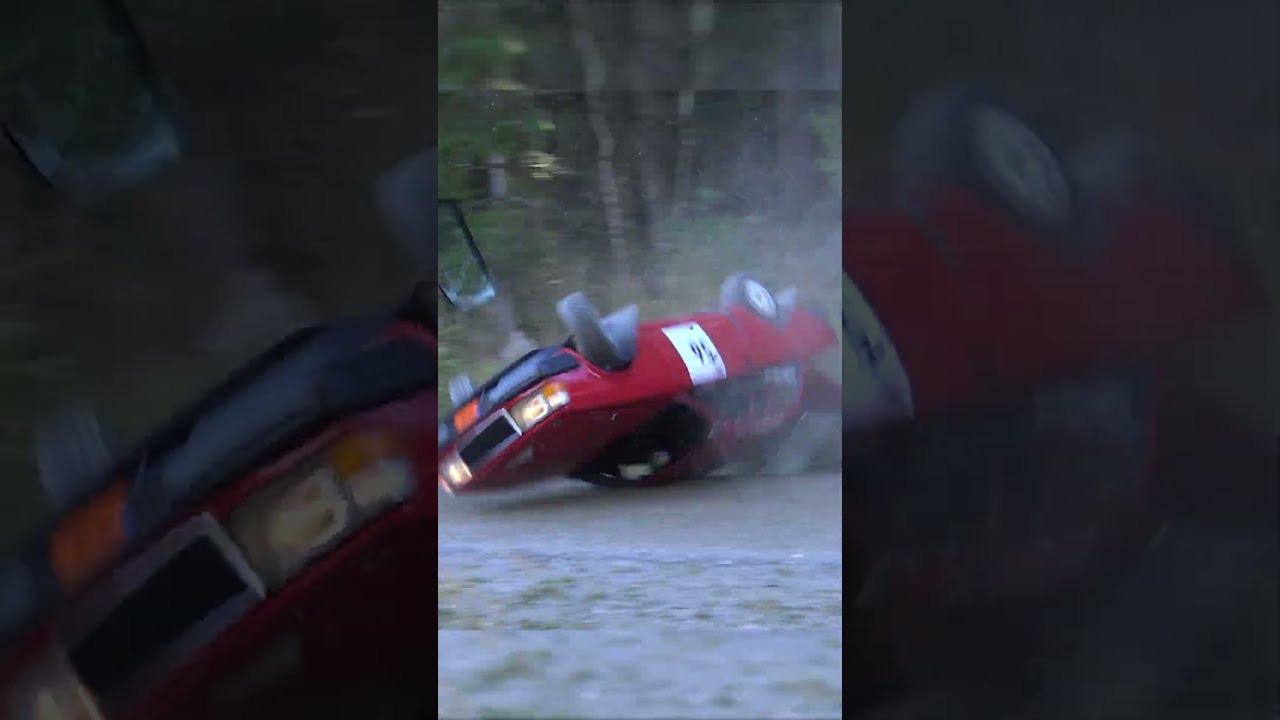 EPIC VOLVO 240 RALLY CRASH Car Flips 6 Times In Crazy Rally Accident