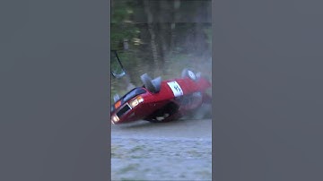EPIC VOLVO 240 RALLY CRASH! 😱 Car Flips 6 Times in Crazy Rally Accident