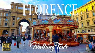 Florence, Italy  4K Ultra HD Walking Tour