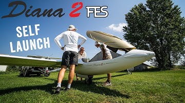 Diana 2 FES SELF LAUNCH with electric motor *FIRST ON YOUTUBE*