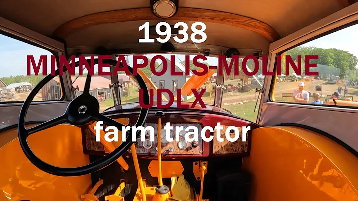 1938 Minneapolis-Moline UDLX Comfortractor up close