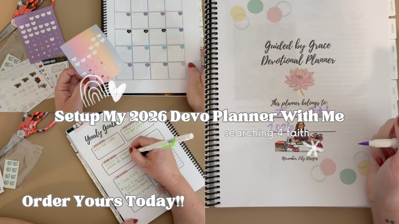 Создайте вместе со мной планировщик молитв на 2026 год