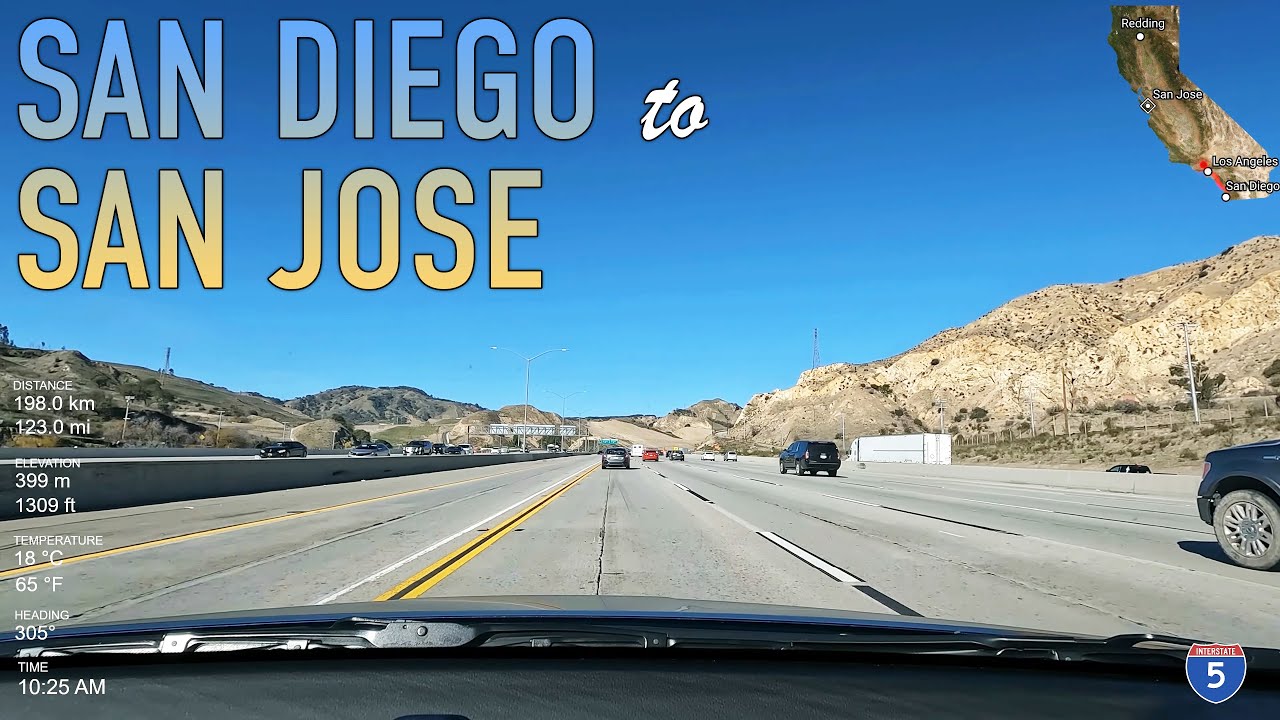 san-diego-to-san-jose-real-time-road-trip-in-4k-youtube
