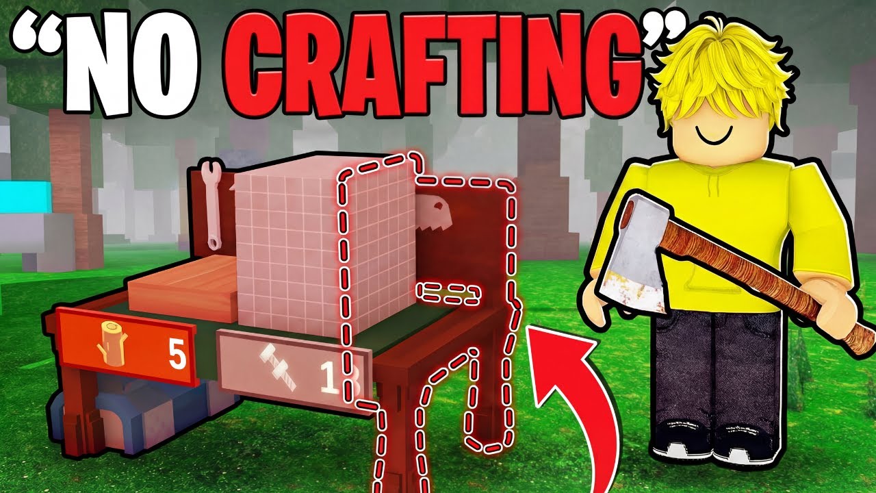 I Removed THE CRAFTING BENCH From 99 Nights In The Forest! (SOLO)