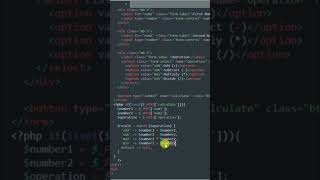 Create Simple Calculator in PHP | PHP Project Idea #1 #php #shortsfeed #coding #codingshorts