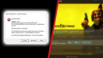 OCTUBRE NUEVO ERROR | CS 1.6 STEAM | Microsoft Visual C++ Runtime Library