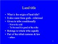 Advanced valuation 08 customary land  value