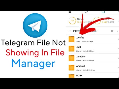 how to fix telegram files | folder not showing in file manager android 11 | 2021 problem solved