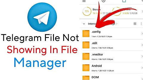 how to fix telegram files | folder not showing in file manager android 11 | 2021 problem solved