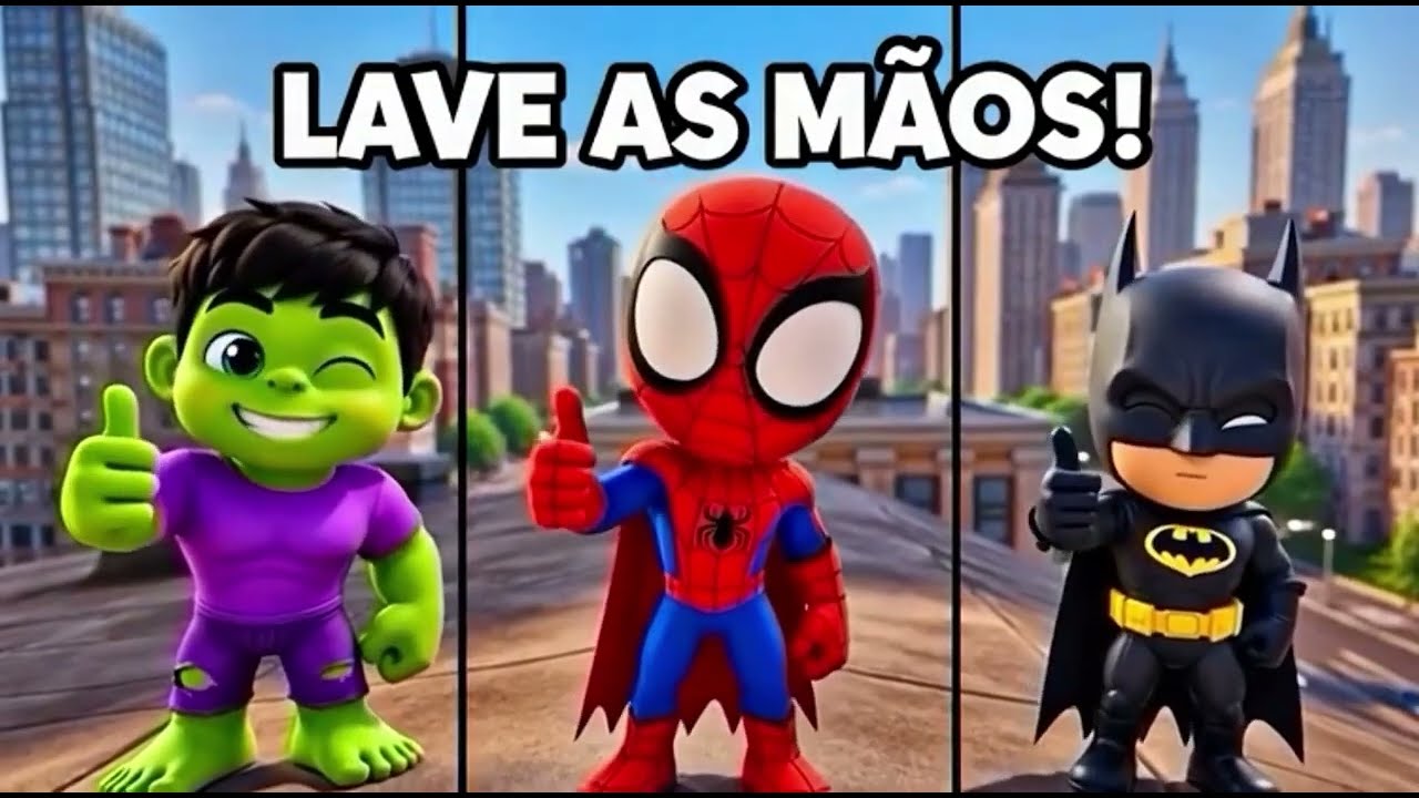 Lave as Mãos com Ritmo | Educativo | Play Song Kids - Música Infantil 