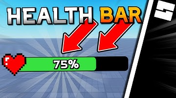 How to make a Health Bar GUI in ROBLOX Studio! (2025)