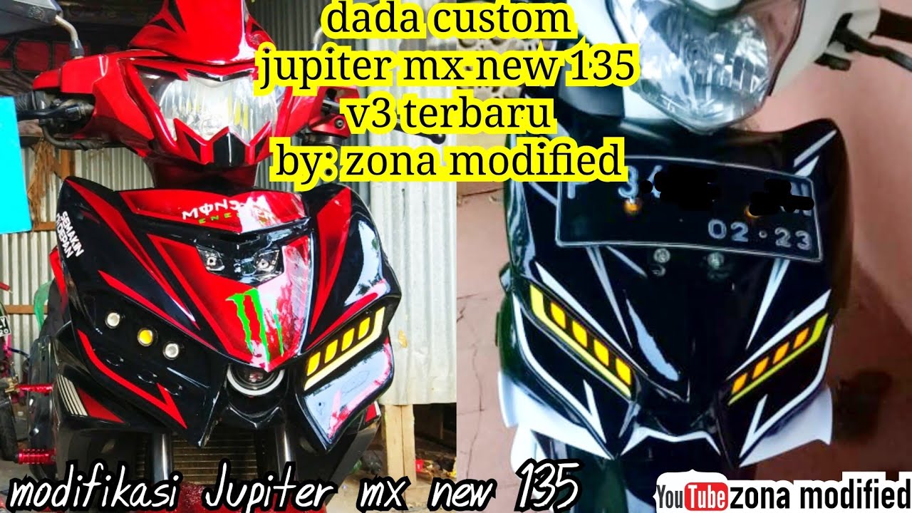 Modifikasi Mx New 135 Contoh Terpasang Dada Custom Mx New V3