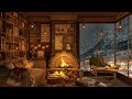 Cozy coffee shop bookstore ambience with piano jazz music for relaxing studying and working