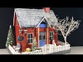 How to Make Christmas House from Cardboard