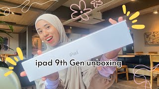 ipad 9th gen unboxing🍎 | Ipad accessories, ipad or laptop medstudent? + english tips 📖