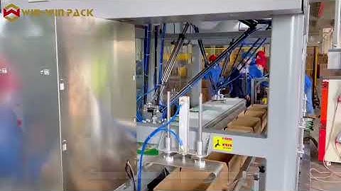 WIN-WIN PACK Compact Delta Robot Case Packer | Stable Lifting and Quick Changeover #robotpacker