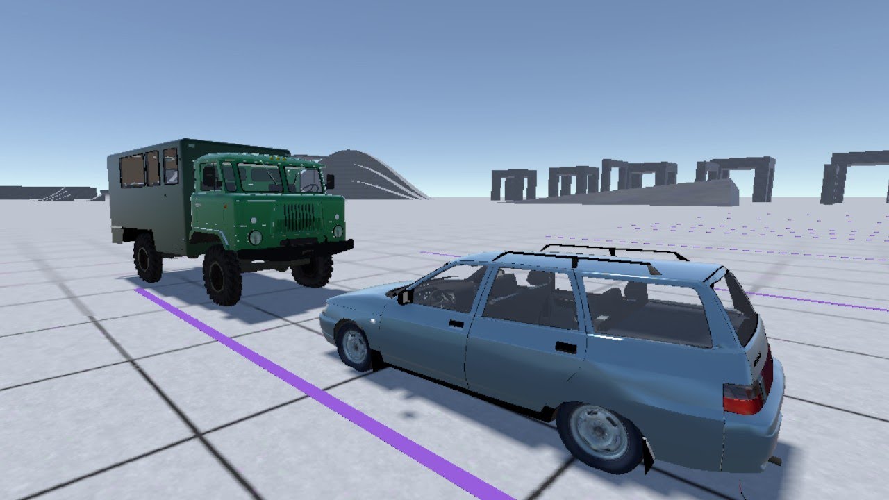 Жёсткий краш тест АвтоВАЗа в (Cindy car drive ) 