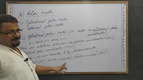 Tensor Algebra 22[Riemann Metric & Fundamental Tensors -1] by Yogendra Bahadur Singh