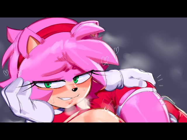 Werehog Sonic purs for Amy! #sonamy #sonicthehedgehog #comicdub #sonic