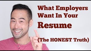 What Employers REALLY Look For in A Resume - The Brutal Truth