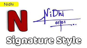 ✅ Nidhi Name Signature Request done