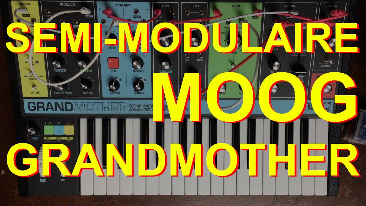 Moog Grandmother - Formation Synthétiseurs Modulaire Escales Buissonnières 2024
