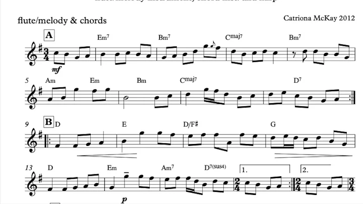 Maureen's Waltz composed by Catriona McKay 2012