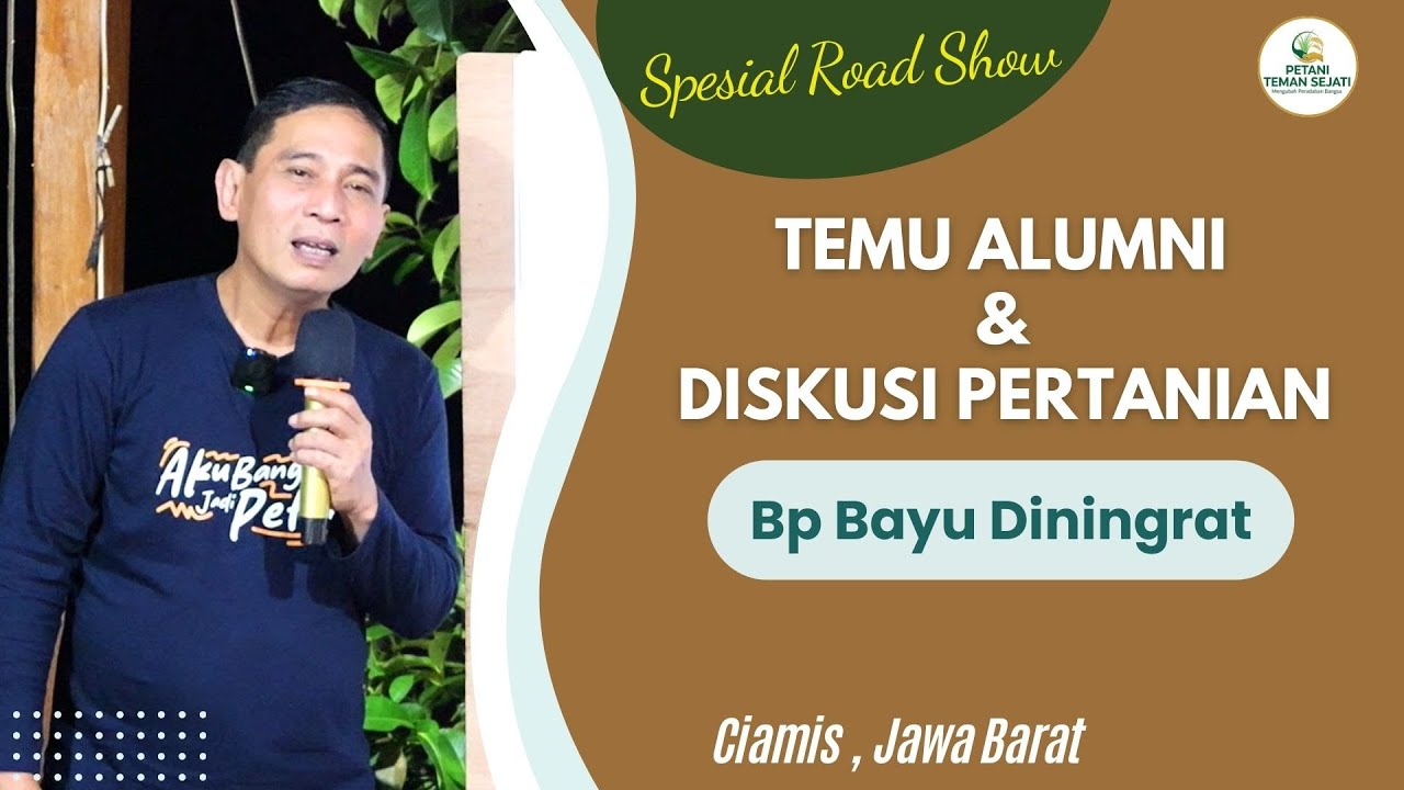 Diskusi Pertanian Bayu Diningrat di Ciamis