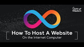 How to host a Website on Internet Computer ICP