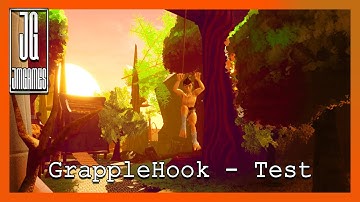 UE4 Grapple Hook Test - New Kai Model Demonstration.