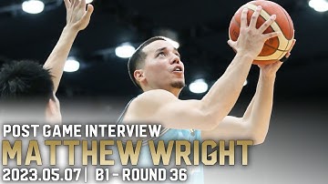 Matthew Wright after final game of season｜SHIGA vs KYOTO Postgame Interview | 5.7.2023 | B.LEAGUE