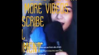 Pinay Celebrity Valerie concepcion sings in bigo live