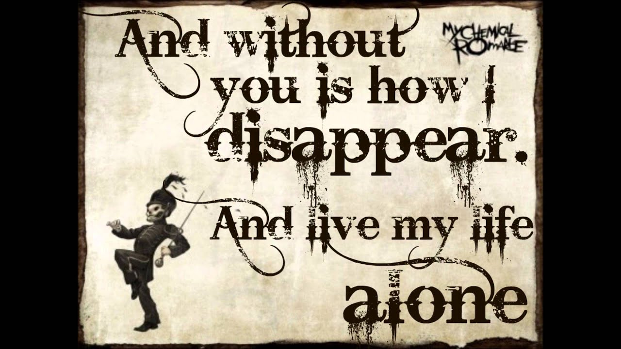 My Chemical Romance - This is How I Disappear Lyrics