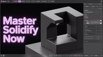 Make Objects 3D Easily — Learn Solidify Modifier in Blender in Hindi