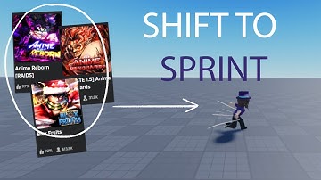 SHIFT to SPRINT || Roblox Studio Tutorial