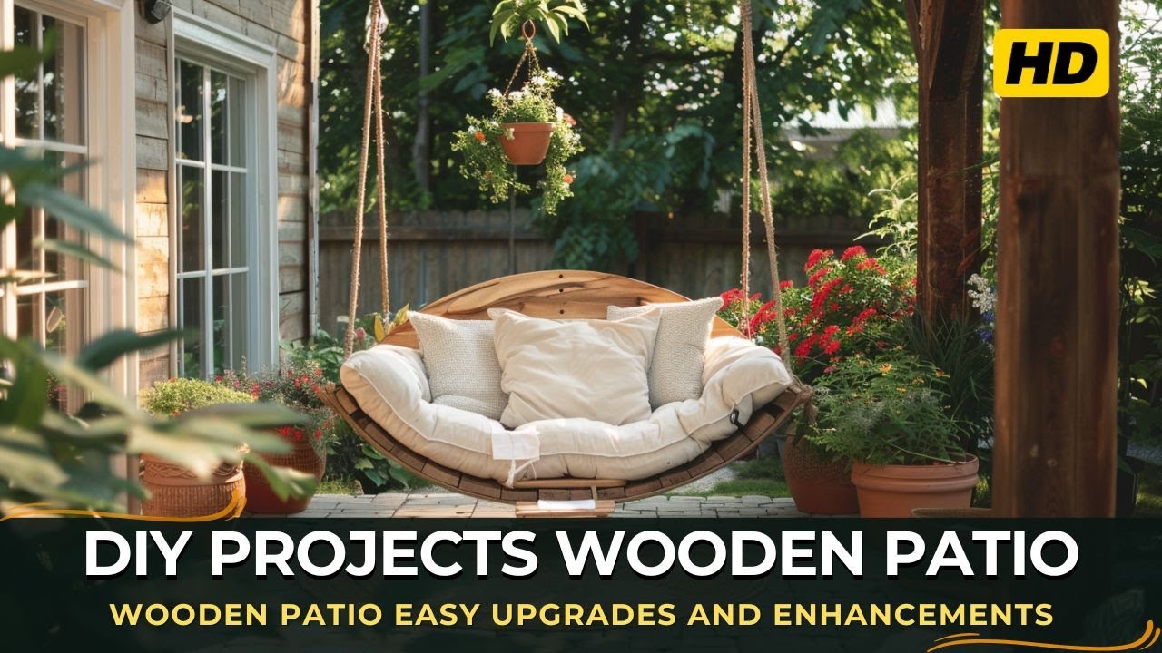 DIY Projects for Your Wooden Patio Easy Upgrades and Enhancements - YouTube