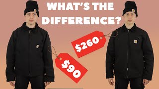 Can You Spot The Difference Between These Two Jackets?  Carhartt Detroit Jacket Review