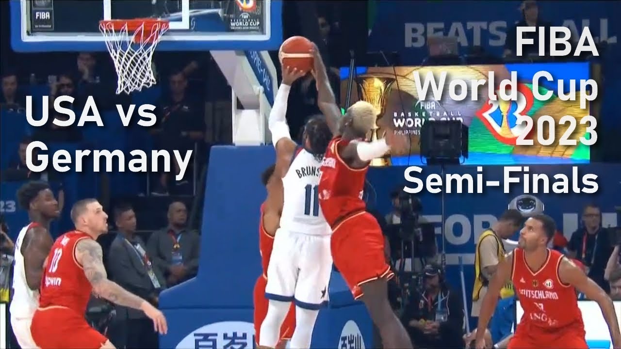 FIBA World Cup 2023 Semi-Final USA - Germany (Full Game)