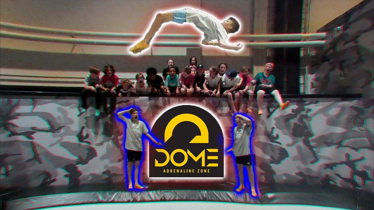 TESTAR SVERIGES STÖRSTA ACTIONPARK! *Dome Trampolinpark*