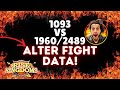 1093 VS 1960/2489 Alter Fight Data l All you need to know l  TEAM BOOM BOOM DATA