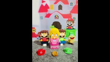 Lego Mario and Lego Peach Want  to returned  their suit #shorts #funny #mario #asmr #toys  #fyp Rg