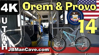 4K OREM PROVO UTAH USA Bike Road Tour 14 Cycling  JBManCave.com by JB's Man Cave 108 views 1 month ago 29 minutes