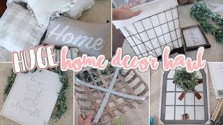 BIGGEST HOME DECOR HAUL EVER 2018 | HOBBY LOBBY, HOMEGOODS, KIRKLANDS | FARMHOUSE DECOR