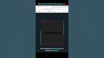 🌀 Cool Animated Borders Using CSS | Improve Website UI! #webdevelopment #coding #animation #shorts