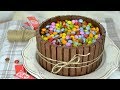 Tarta de chocolate y kit kat ¡Deliciosa y muy fácil de preparar!