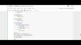 Python Factory design pattern
